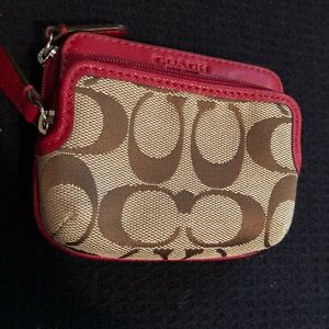 Red Coach Wallet
